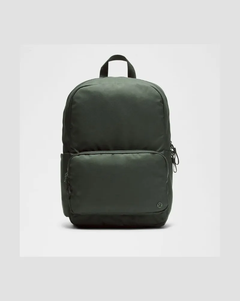 LULULEMON Everywhere Rucksack 22 l Tech Canvas – Größe in Rainforest Green/Ocean Air Rainforest
