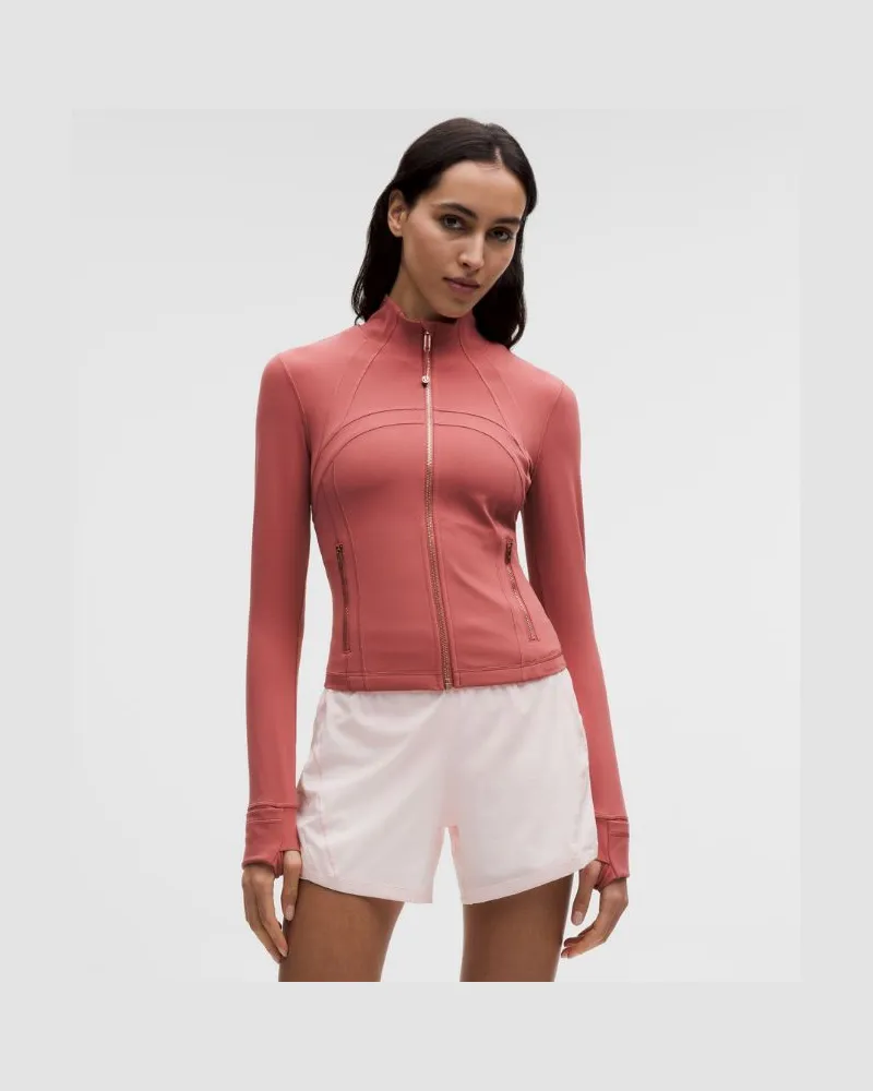 LULULEMON Define Crop-Jacke Nulu für Frauen – Größe in Dusk/Rose Gold Dusk
