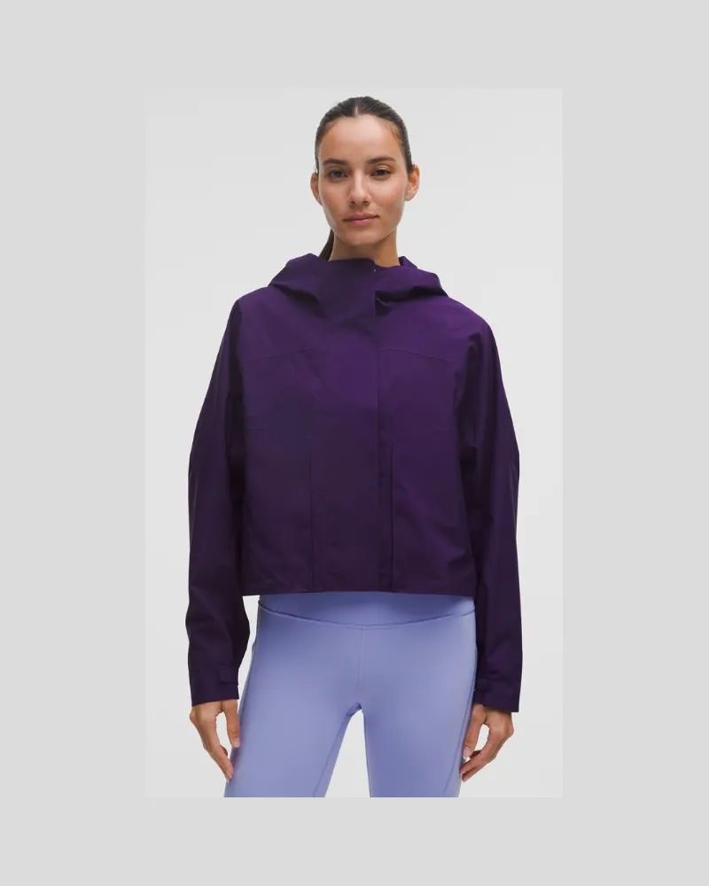 LULULEMON Rain Chaser Jacke für Frauen – Größe in Dark Court Purple Dark
