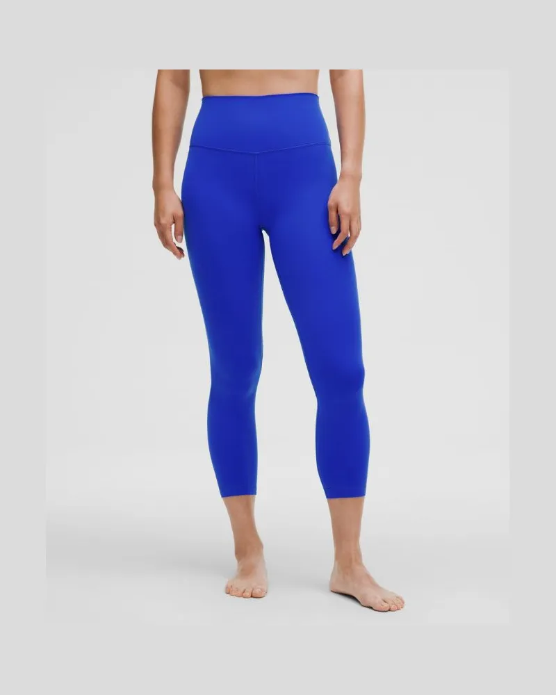 LULULEMON Align Hose mit hohem Bund für Frauen – 63,5 cm – Neon – Größe Cerulean