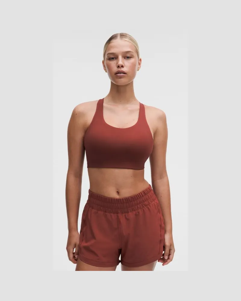 LULULEMON Energy BH mit starkem Halt für Frauen – Größe in Cranberry Charm Cranberry