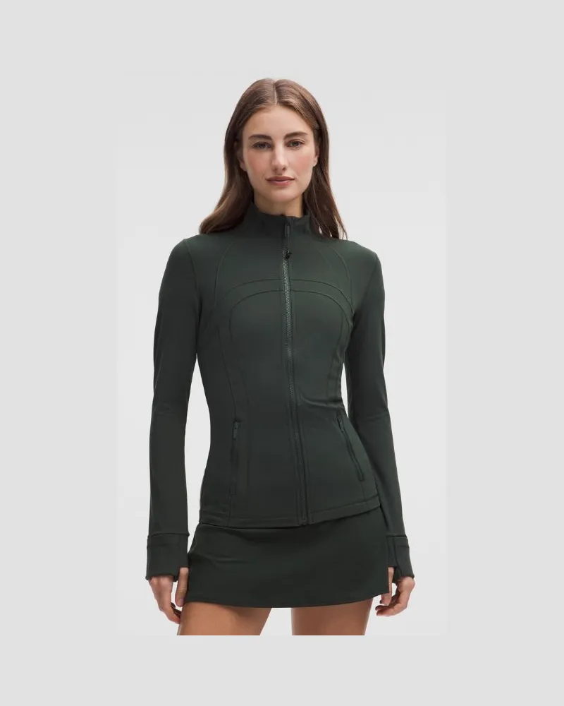 LULULEMON Define Jacke Nulu für Frauen – Größe in Rainforest Green Rainforest