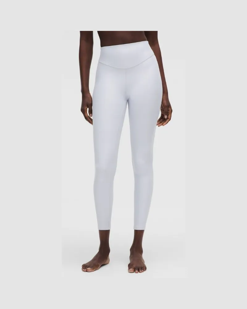 LULULEMON Wunder Under Leggings mit SenseKnit und hohem Bund für Frauen – 64 cm – Größe in Starch Blue Starch