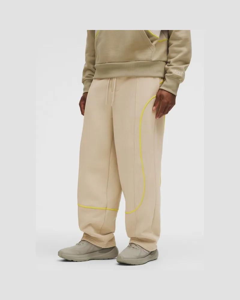 LULULEMON Hose aus schwerem French-Terry SLNSH Kollektion für Männer – Größe in Mojave Tan Mojave