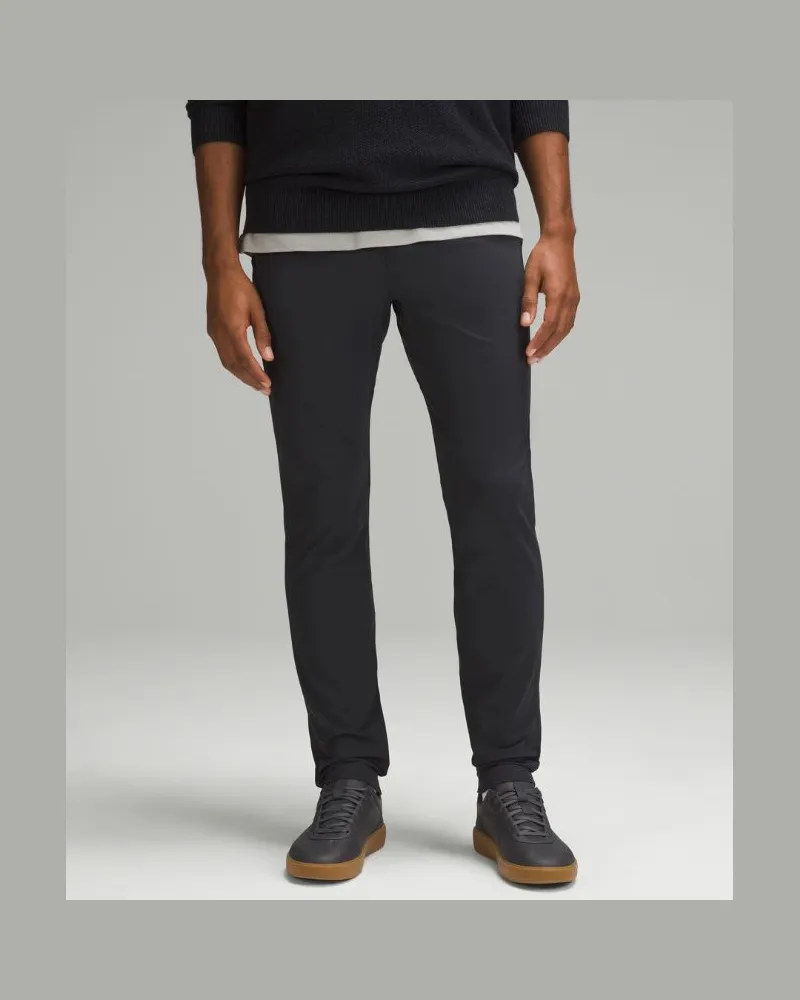 LULULEMON ABC Hose Skinny Warpstreme für Männer – 81 cm – Größe in Obsidian Obsidian