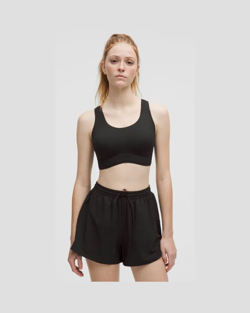 LULULEMON Go Further BH mit Support Code Technologie Starker Halt für C/D-Cups für Frauen – Größe in Black Black