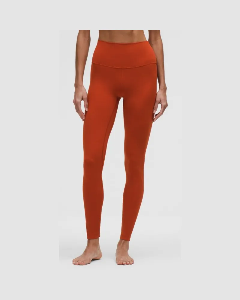 LULULEMON Align Leggings mit hohem Bund für Frauen – 71 cm – Orange – Größe Autumn