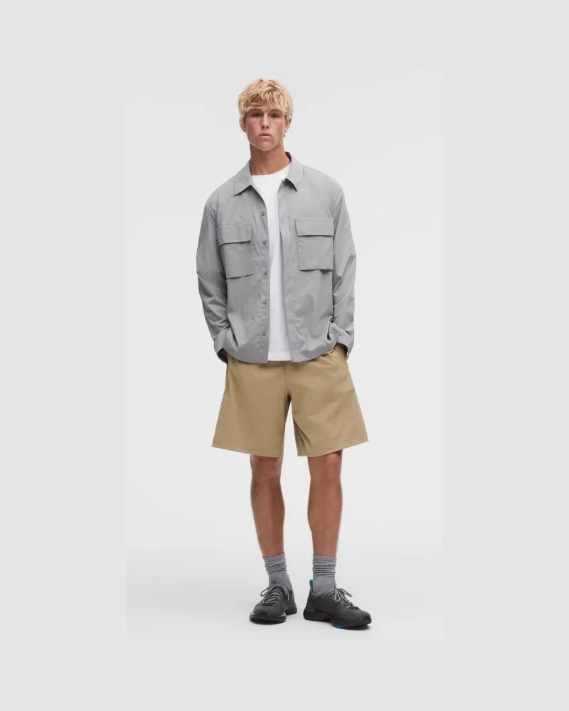 LULULEMON Unshaken Pull-on-Shorts im Relaxed Fit für Männer – 23 cm – Khaki – Größe Oakwood