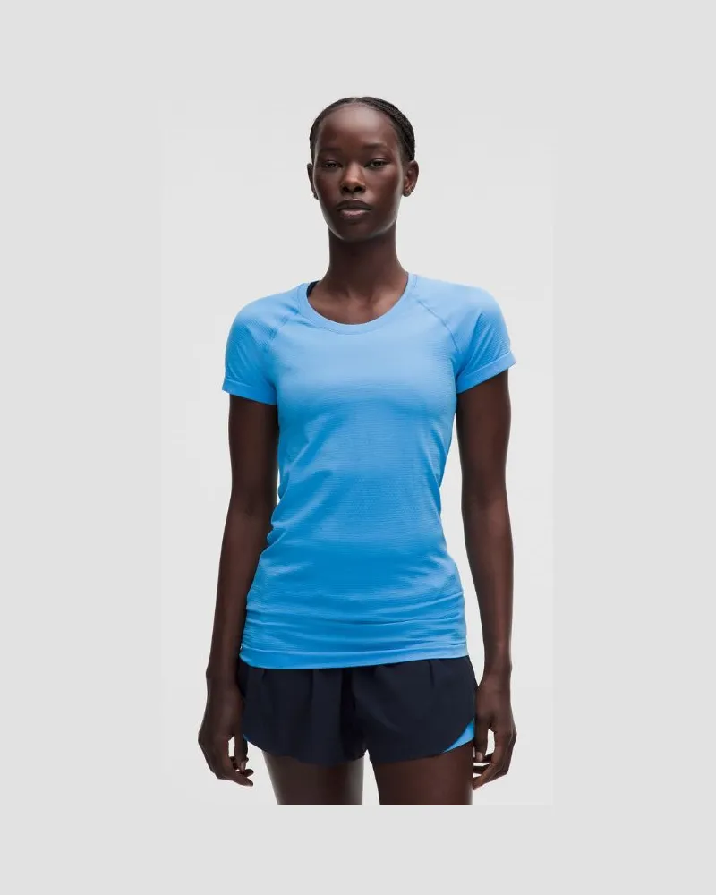 LULULEMON Swiftly Tech Kurzarmshirt 2.0 Hüftlänge für Frauen – Größe in Ocean Wave Ocean