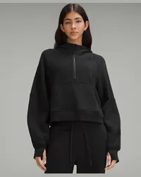 LULULEMON Scuba Oversized-Hoodie mit halblangem Reißverschluss Black