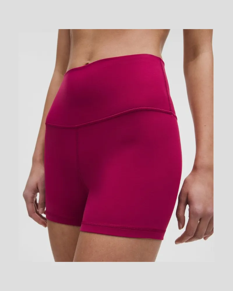 LULULEMON Align Shorts mit hohem Bund für Frauen – 10 cm – Größe in Magenta Smoke Magenta