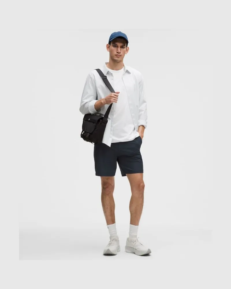 LULULEMON ABC Shorts im Classic Fit Warpstreme für Männer – 18 cm – Größe in True Navy True