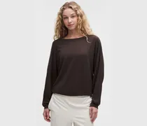 BeCalm-Sweatshirt im Oversized Fit für Frauen – Größe in Mahogany Muse