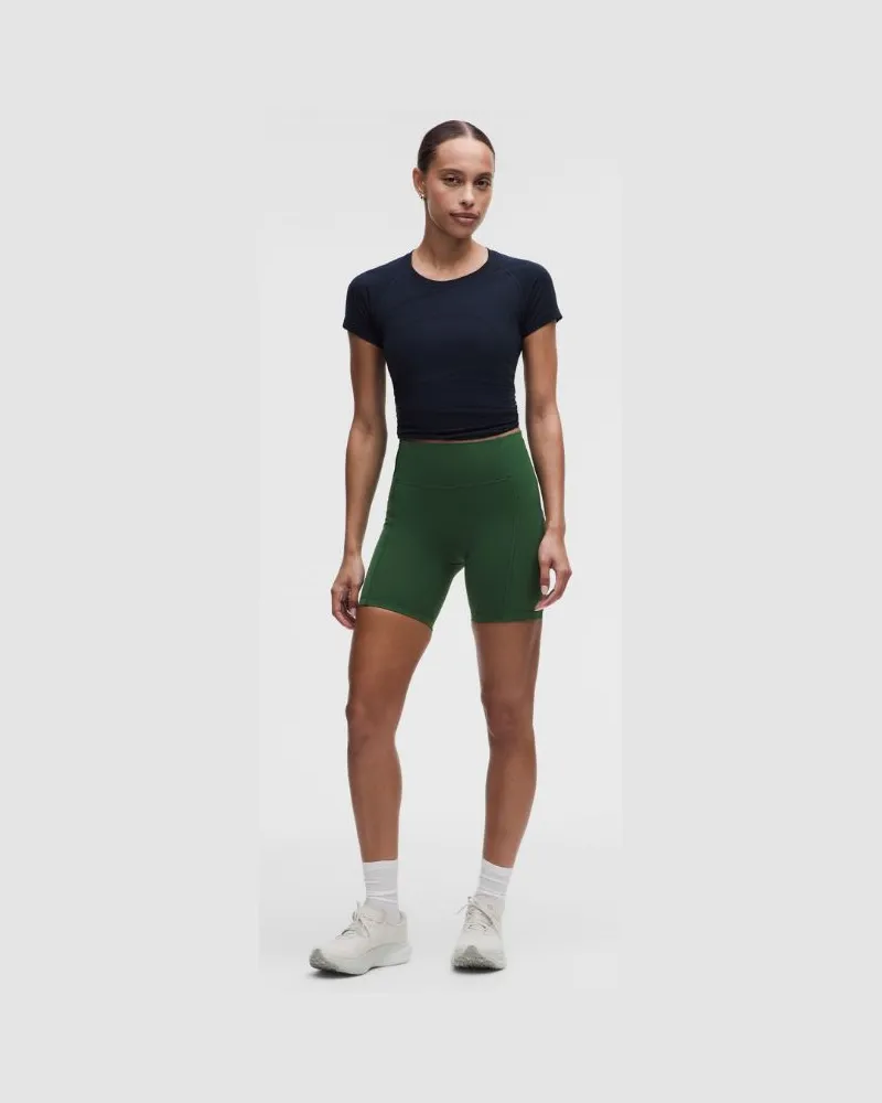LULULEMON Swift Speed Shorts mit hohem Bund für Frauen – 15 cm – Größe in Ivy Grove Ivy