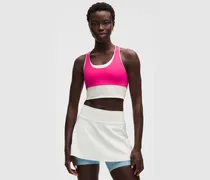 Tennistanktop mit Racerback im Layering-Look für Frauen – Neon – Größe