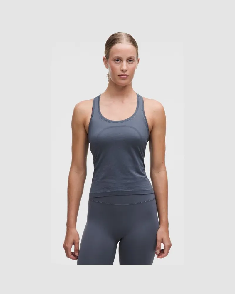 LULULEMON Swiftly Tech Tanktop mit Racerback 2.0 Taillenlänge für Frauen – Größe in Dusty Diamond Dusty