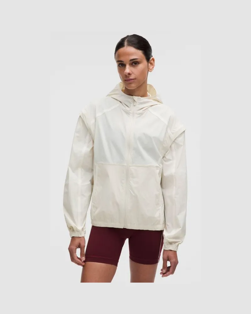 LULULEMON Transformable Windbreaker für Frauen – Größe in Light Ivory Light