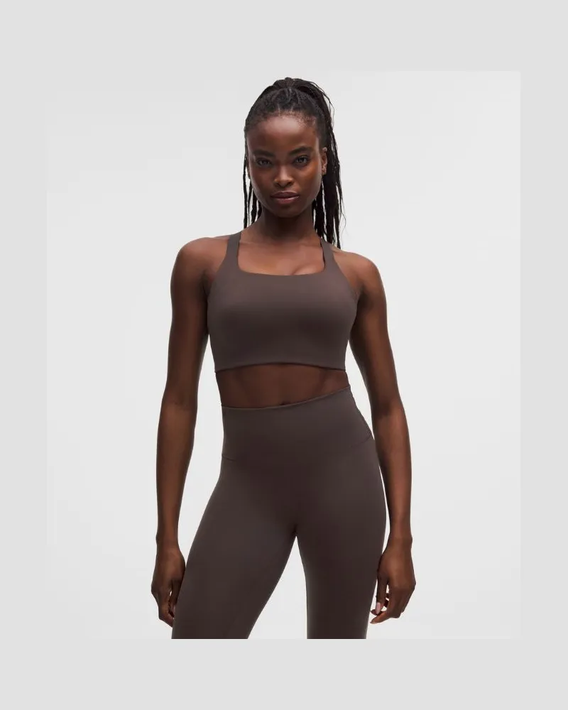 LULULEMON Fitness-BH aus Ultralu mit quadratischem Ausschnitt Mittlerer Halt D/DD-Cups für Frauen – Größe in Sequoia Sequoia