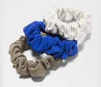 Uplifting Scrunchies 3er-Pack in Cypress Forest/Light Ivory/Beach Ball Blue