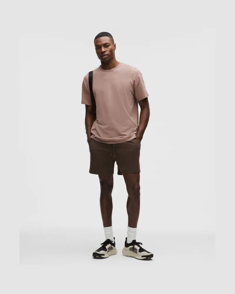 LULULEMON Soft Jersey Shorts für Männer – 13 cm – Größe in Walnut Crunch Walnut