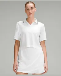 LULULEMON Swiftly Tech Kurzarm-Poloshirt Colour Tip White