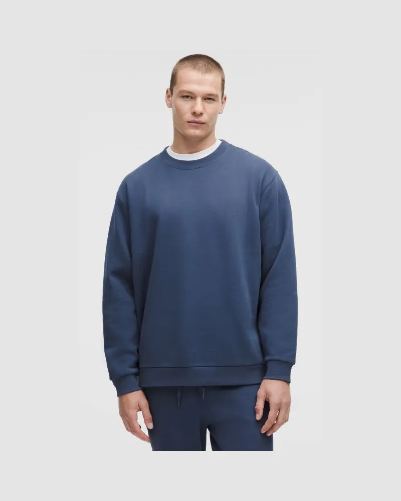 LULULEMON Steady State Pullover mit Rundhalsausschnitt für Männer – Größe in Blue Twill Blue