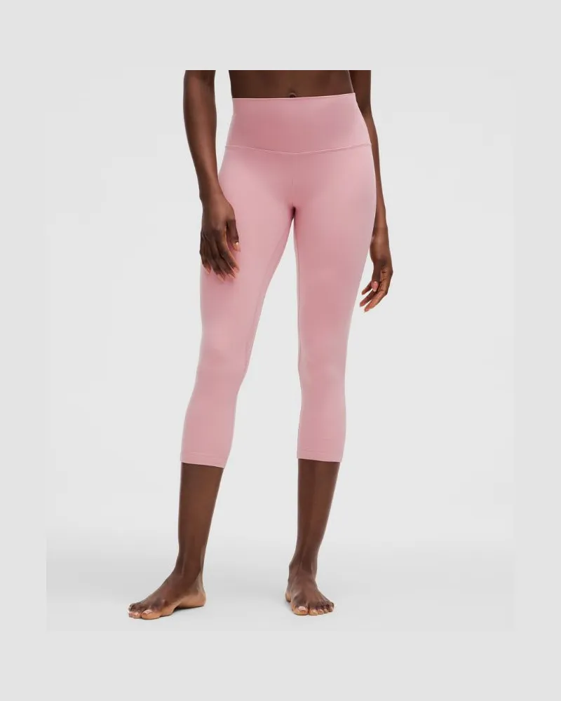 LULULEMON Align Crop Leggings mit hohem Bund für Frauen – 58 cm – Größe in Pink Tide Pink