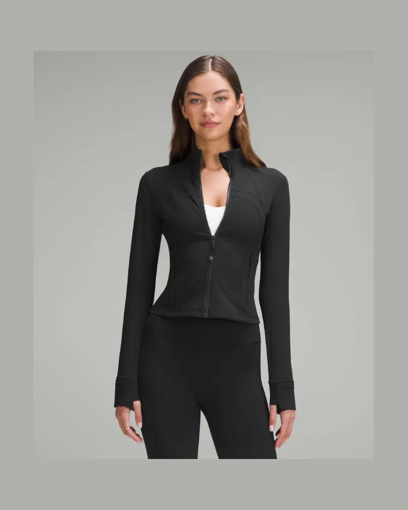 LULULEMON Define Crop-Jacke Nulu für Frauen – Größe in Schwarz Schwarz