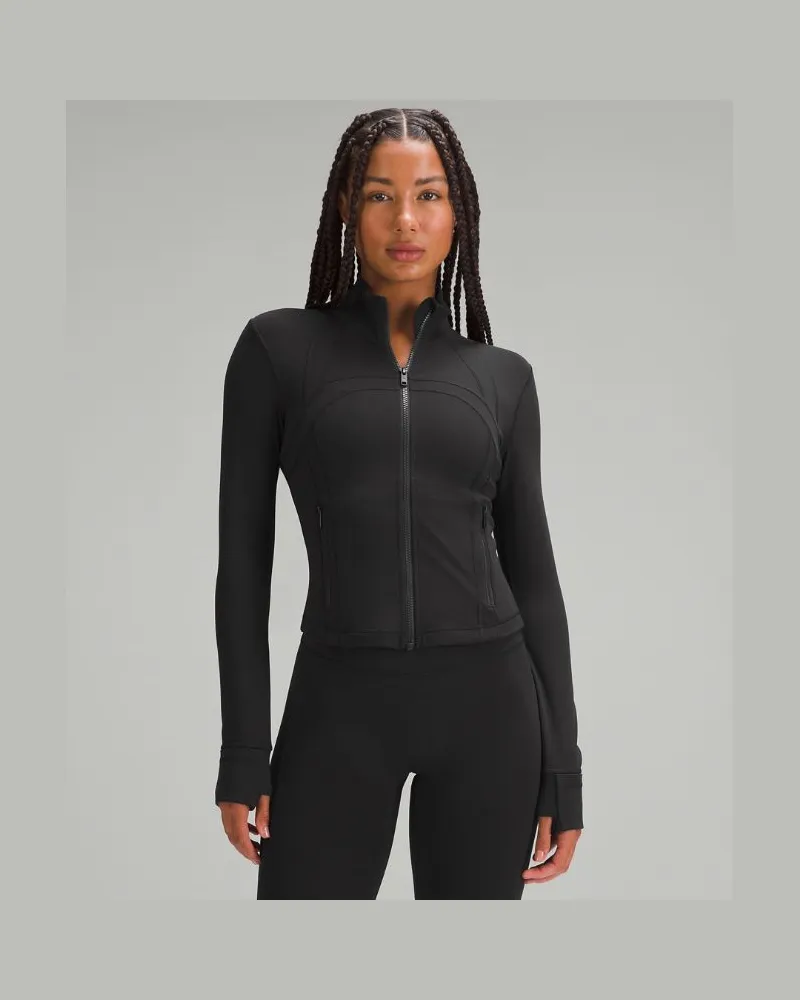LULULEMON Define Crop-Jacke Nulu für Frauen – Größe in Schwarz Schwarz