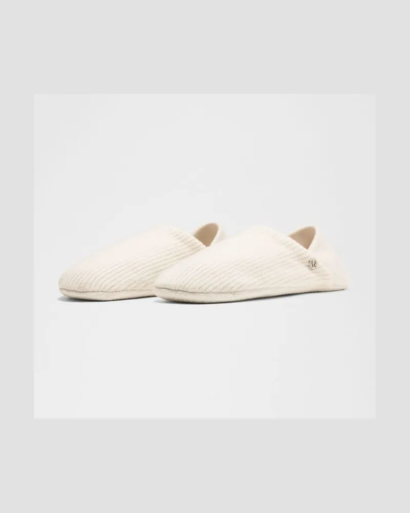 LULULEMON Women Cashmere and Wool Slippers – Größe in Angel Wing Angel