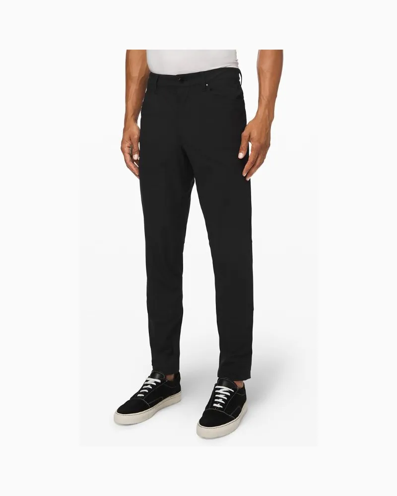 LULULEMON ABC Hose im Slim Fit mit 5 Taschen Warpstreme für Männer – 86 cm – Größe in Black Black