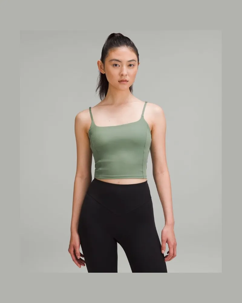 LULULEMON Breezethrough Tank Top Light Support, B/C Cup für Frauen – Größe in Grey Eucalyptus Grey
