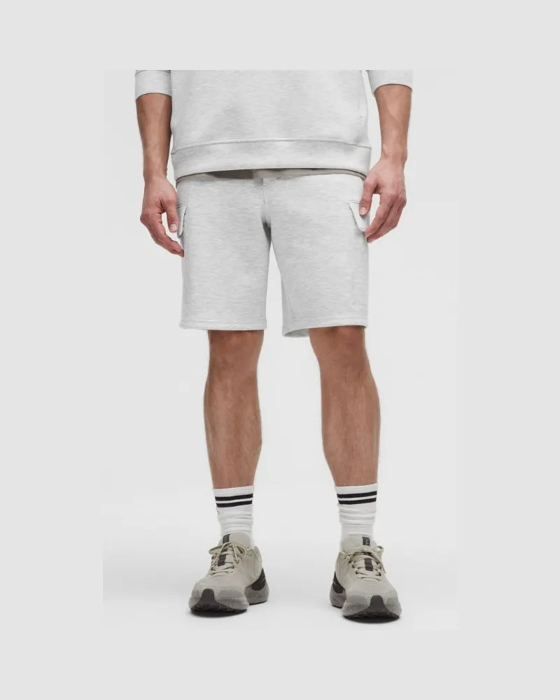 LULULEMON Smooth Spacer Cargo-Shorts für Männer – 23 cm – Größe in Heathered Core Ultra Light Grey Heathered