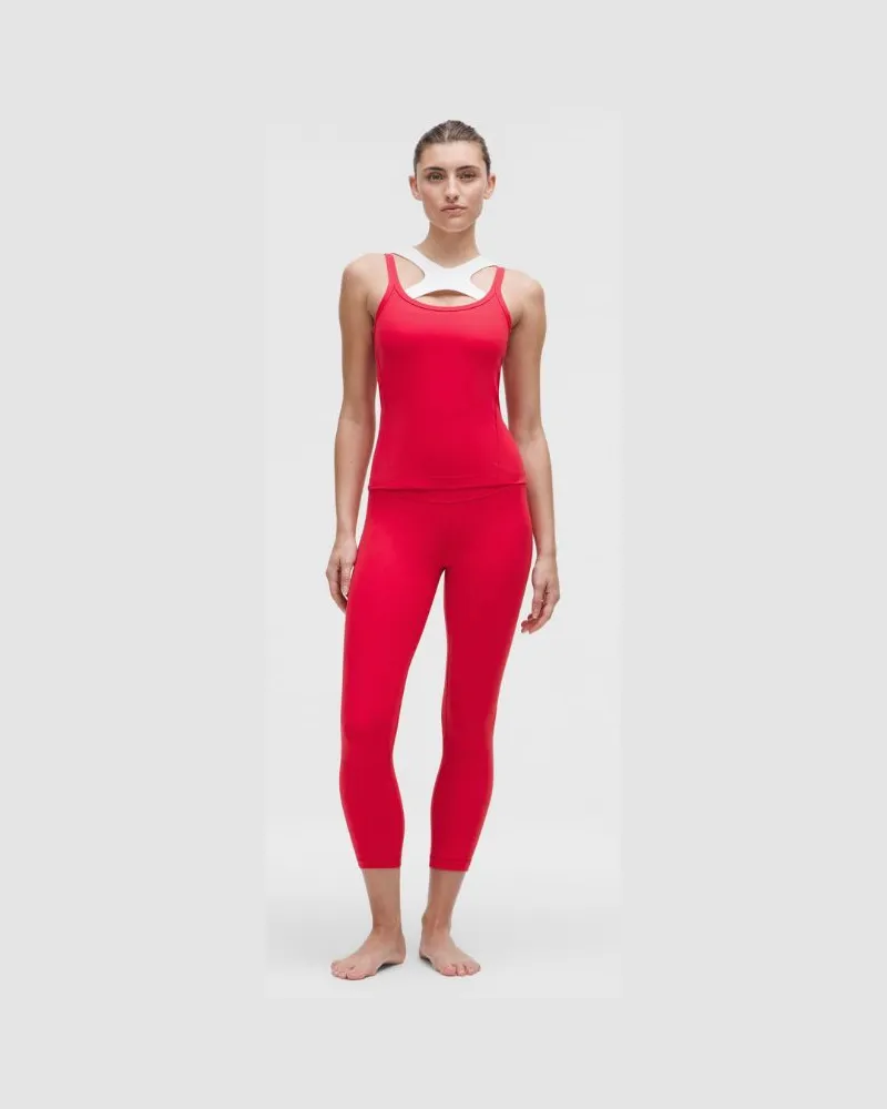 LULULEMON Align Crop Leggings mit hohem Bund für Frauen – 58 cm – Neon – Größe Lulu