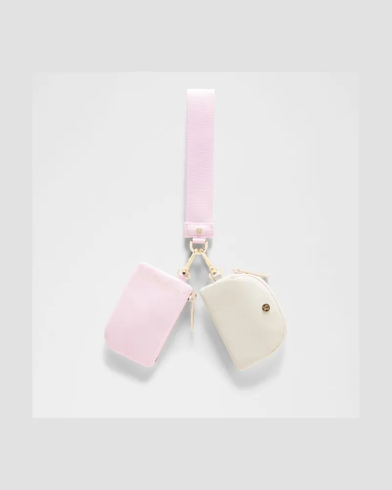 LULULEMON Armband mit zwei Beuteln in Blissful Pink/Light Ivory Blissful