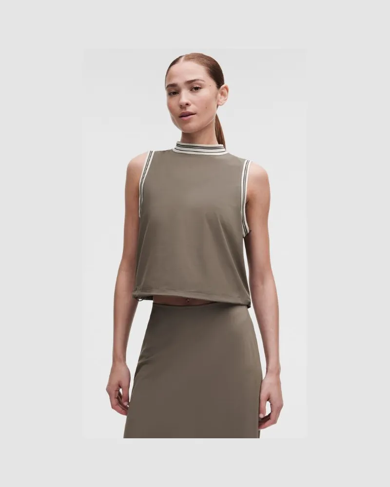LULULEMON Breezily Tanktop mit raffbarem Saum Besatz für Frauen – Größe in Nomad Nomad