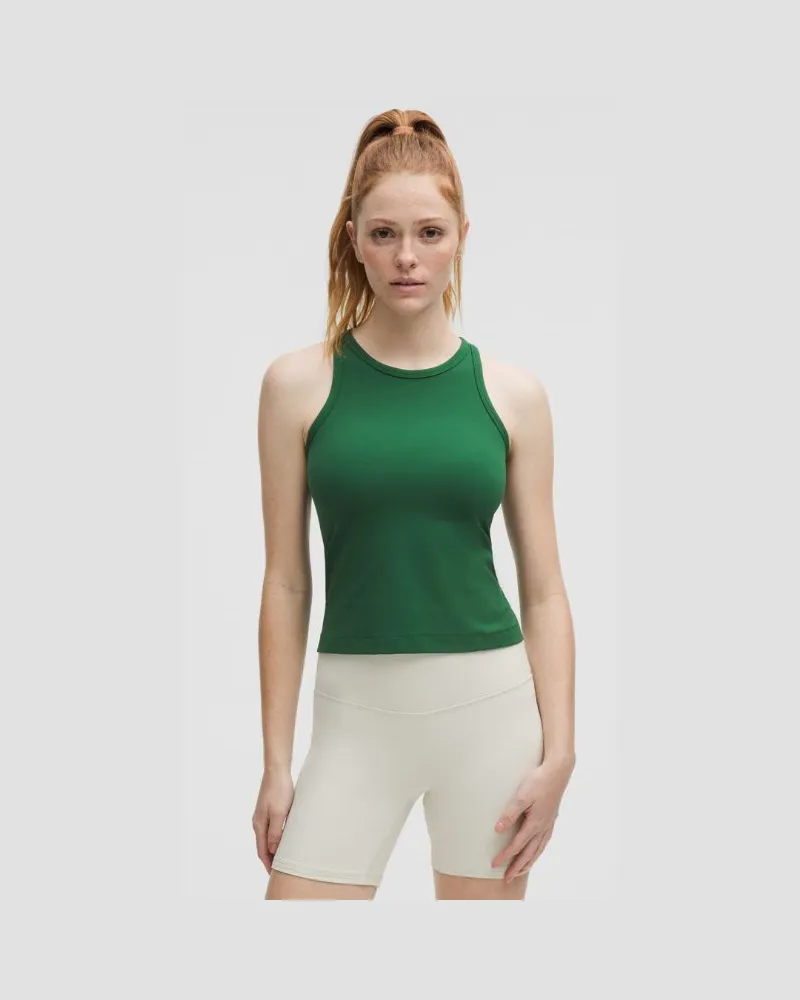 LULULEMON Align Racerback-Tanktop in Taillenlänge für Frauen – Größe in Everglade Green Everglade
