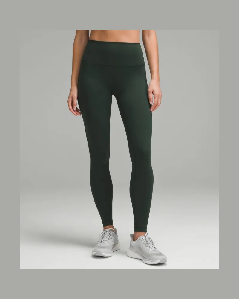 LULULEMON Wunder Train Leggings mit hohem Bund für Frauen – 71 cm – Größe in Legacy Green Legacy