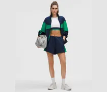 Shorts mit hohem Bund aus Nylon Set des Monats: Retro-Remix für Frauen – 13 cm – Größe in Club Blue/Raceway Green