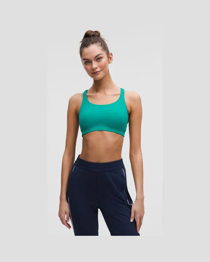 LULULEMON Energy BH Mittlerer Halt B–D-Cups für Frauen – Größe in Sonic Teal Sonic
