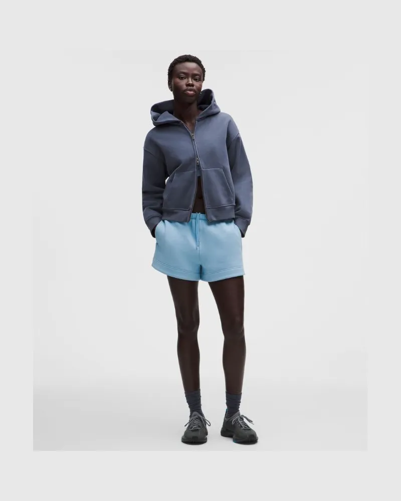 LULULEMON Steady State SuperLoft-Hoodie mit Reißverschluss für Frauen – Größe in Dusty Diamond Dusty