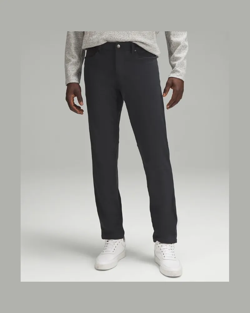 LULULEMON ABC Hose im Classic Fit mit 5 Taschen Warpstreme für Männer – 94 cm – Größe in Obsidian Obsidian