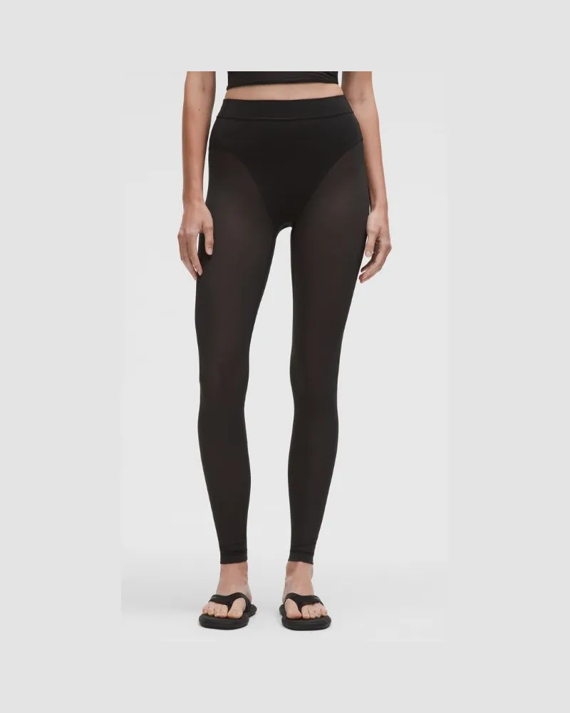 LULULEMON Nulu Leggings mit hohem Bund und Mesh-Einsatz für Frauen – 71 cm – Größe in Black Black