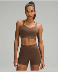 LULULEMON Like a Cloud Longline-BH Leichter Halt B/C Cups Java