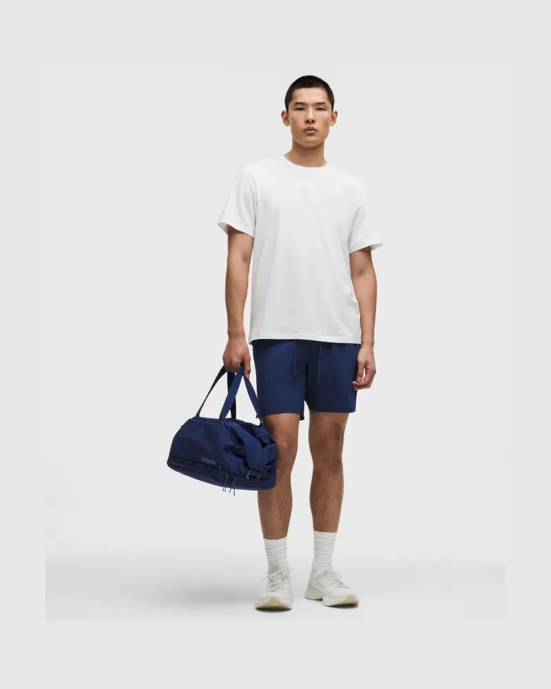 LULULEMON License to Train Shorts mit Liner für Männer – 18 cm – Größe in Clubhouse Blue Clubhouse