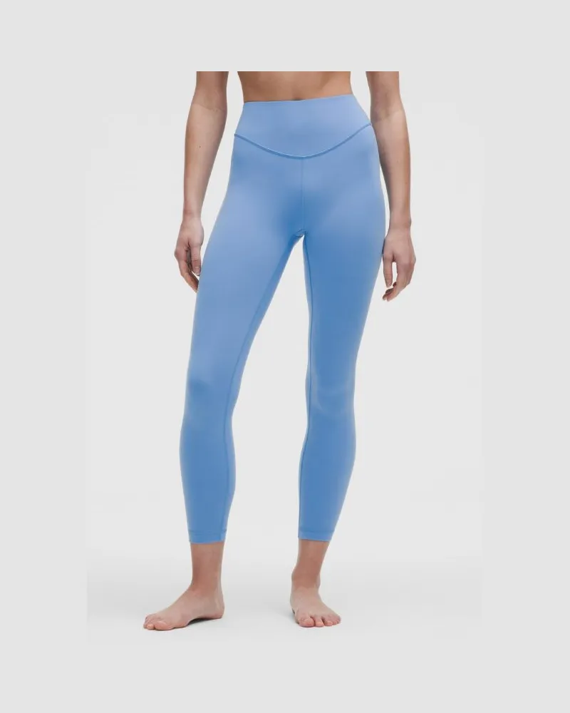 LULULEMON Wunder Under Leggings aus mit hohem Bund für Frauen – 64 cm – Größe in Pool Party Pool