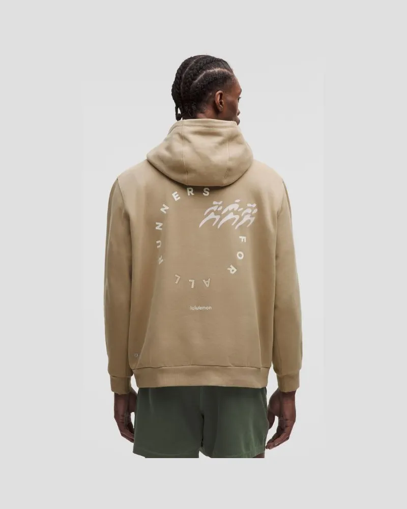 LULULEMON Steady State Hoodie Laufgrafik für Männer – Größe in Sheer Oak Sheer