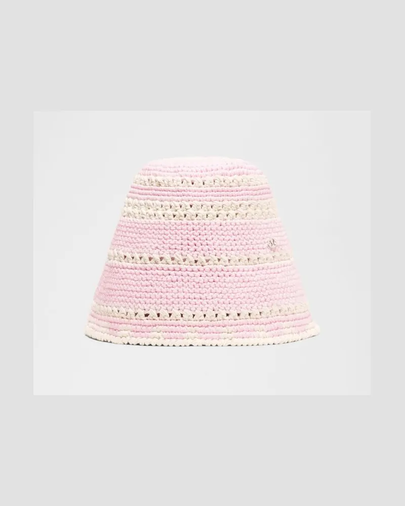 LULULEMON Bucket Hat aus gehäkelter – Größe in Pink Organza/Light Ivory Pink