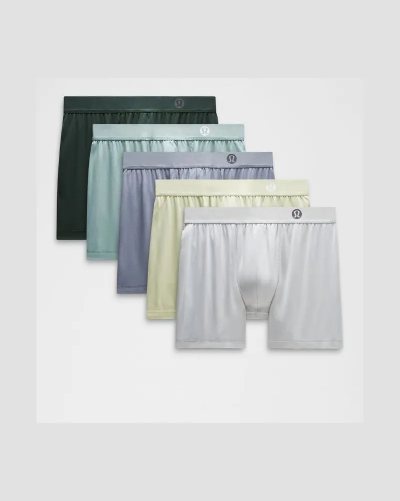 LULULEMON Always In Motion Boxershorts 5er-Pack Solar