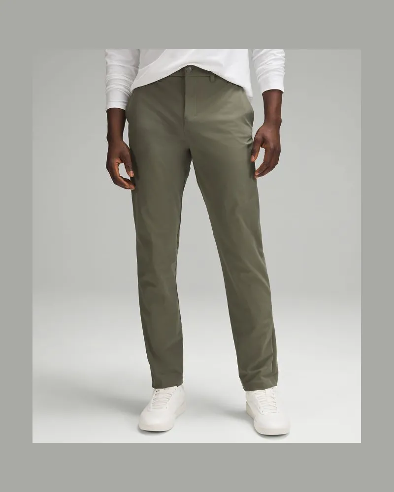 LULULEMON ABC Chinohose im Classic Fit Warpstreme Army